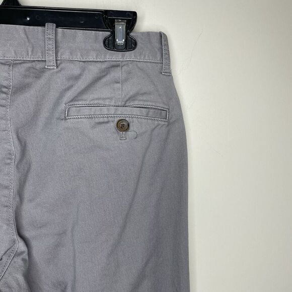 J.CREW Pants Men 29 x 30 Straight Fit Chino Gray Cotton Blend H3186 - Picture 8 of 16